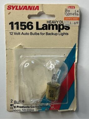 Sylvania 1156 Heavy Duty 12V Backup Light Bulbs - Clear (Pack of 1)